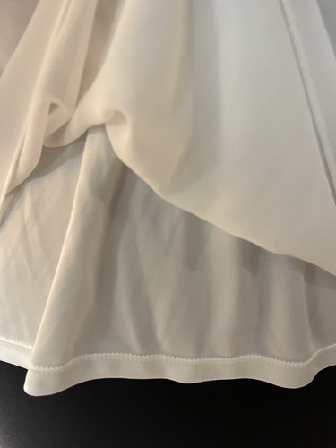 Alfani Damen kleine Tunika Bluse Langarm Ballonärmel gefüttert weiß - Bild 2 von 5