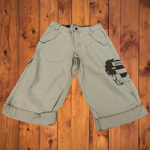 Quiksilver Vintage Women’s 3/4 Cargo Trousers Pants Size UK 8 - Picture 1 of 14