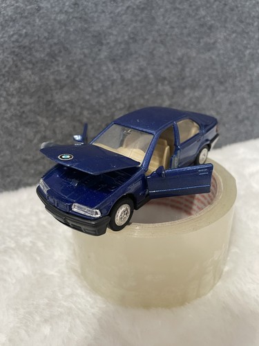 Bmw 325i E36 Sedan 4 Doors Welly Modellauto Blue 12cm 1/43 Used - Bild 2 von 8
