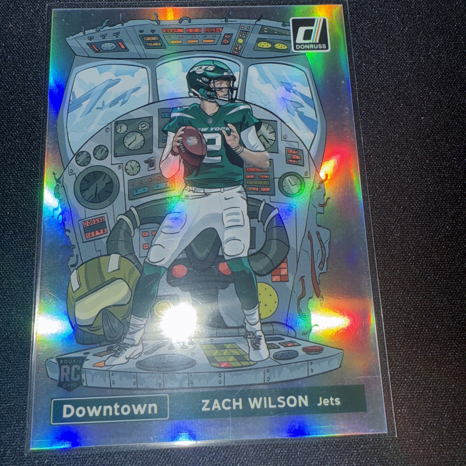 2021 Panini Donruss - Downtown! #DT-34 Zach Wilson (RC)