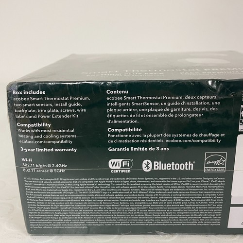ecobee Smart Thermostat Premium Plus Pack includes 2x SmartSensors NEW - Picture 9 of 10