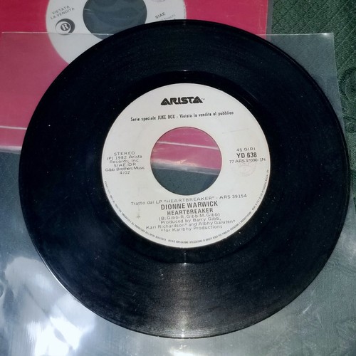 VINILI JUKE-BOX DISCHI 45 GIRI 7" SERIE JB AUTORI VARI ANNI '60 - '80 TESTATI - Bild 6 von 12