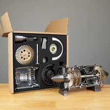 WP85 Turbojet Engine Model Fighter Jet Aircraft Engine Movable Model Kit