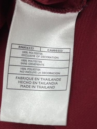 NIKE GOLF FitDry Langarm Burgunderrot Basisschicht Herren Größe Medium M - Bild 6 von 7