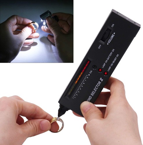 All-In-One Diamond Tester, High Precision Mini Scale & 60X Magnifying Glass Kit - Picture 9 of 11