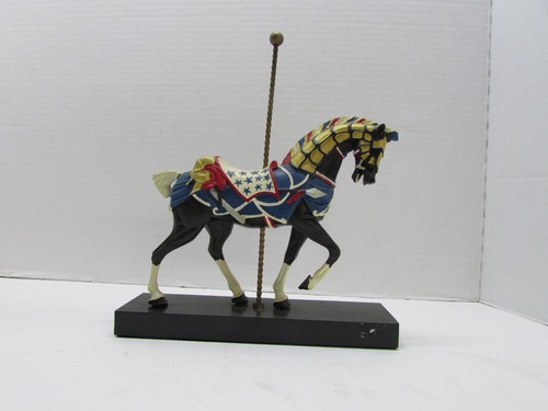 HAMILTON COLLECTION THE ART OF THE CAROSEL COLLECTION THE PATRIOT HORSE - Picture 3 of 6