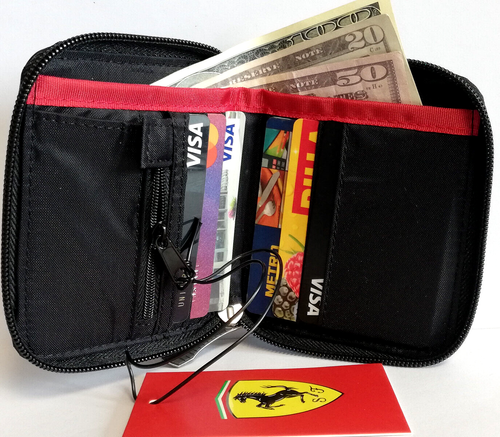 Genuine Ferrari Black Sports Wallet - Picture 18 of 24
