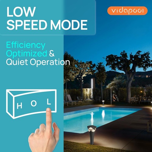 VIDAPOOL SPT-300LV In/Above Ground Pool Pump with Timer, 3HP, 8964 GPH, 115V - Picture 4 of 6
