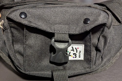 Play Lab Films Promo Waist Bag Crossbody Black - NEW - Picture 4 of 13