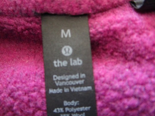 Lululemon Lab Siffra Hybrid 1/2 Zip Hoodie Zip Pockets Size M Black Iris Blue - Picture 6 of 6