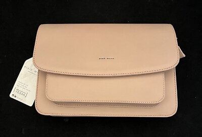 New PIXIE MOOD Zoe Tan Pleather Vegan Crossbody Handbag ~ New With Tags