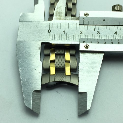 20 mm Citizen Railroad Titanium Two-Tone 71 Vintage Watch Bracelet MUR817BAS5 - Picture 8 of 9
