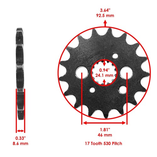 Drive Chain & Sprockets for Kawasaki VN800 Vulcan 800 Drifter 1999 2000 - 2006 - Picture 3 of 8