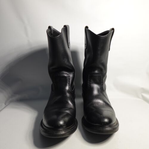 Vintage Red Wing Pecos 397 Pull On Engineer Boots Sz 9.5 D Made In USA - Picture 3 of 11