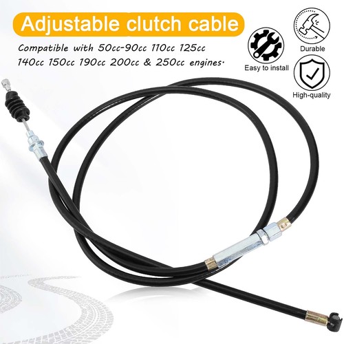 Clutch Cable 50cc-90cc 110cc 125cc 140cc 150cc 200cc 250cc Motorcycle ATV KLX XR - Foto 4 di 10