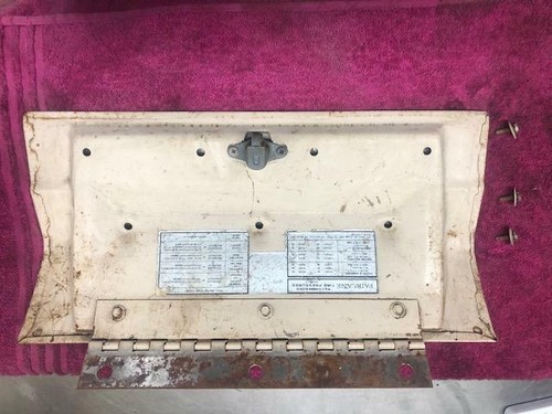 1967 Fairlane Glove Box Lid with Bolts - Picture 2 of 3