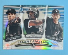 2018 Bowman CHROME TALENT PIPELINE #TP-CHW JIMENEZ KOPECH CEASE White Sox