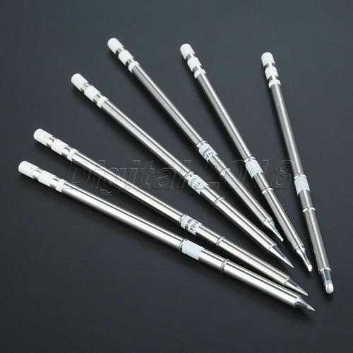 6 Stck./Posten Löten Lötkolben Spitzen T12 Serie Eisen Spitzen Schweißen Reparatur Werkzeug - Bild 3 von 10