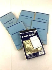 Lot of 6 duplicate sales order books 50 sets x 5 -75 sets x 1