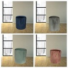 Perfect Comfortable Velvet Round Footstool Pouffe Stool Ottoman Home