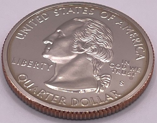 1999 S Washington Quarter 25C - Proof - State Quarter - PENNSYLVANIA (SKU 144) - Foto 1 di 2