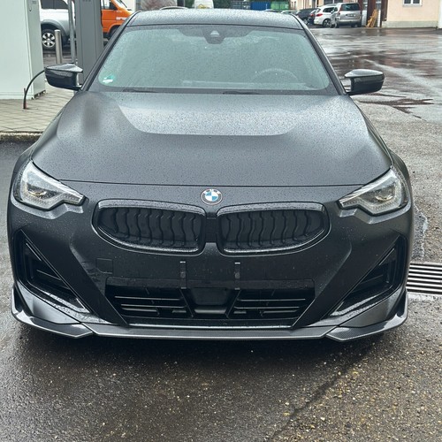 Labio delantero de carbono Flaps labio 3 piezas en juego se adapta a BMW Serie 2 G42 M240i - Imagen 13 de 16