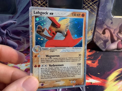 Carta Pokemon Lohgock Blaziken Ex Guardiani dei Cristalli Tedesco Holo NM 2006 - Foto 2 di 24