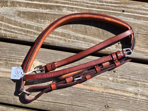 CWD Fancy Stitch Padded Monocrown Crank Caveson Noseband - Size 3 (Full)- NWOT - Picture 4 of 6