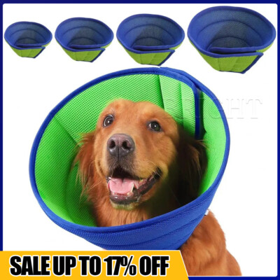 Pet Recovery Dog Cone Collar Anti Lick Lightweight Wound Healing Puppy Cats  HOT UK