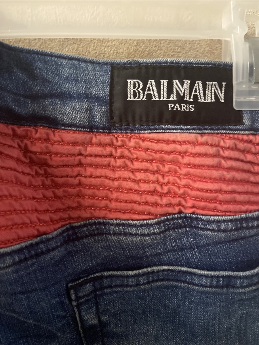 tsunamien Tåget placere Authentic Balmain Jeans , Size 32 | eBay