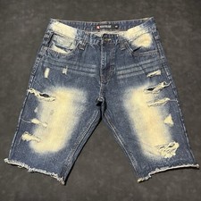 Southpole Vintage Denim Shorts Jorts Y2k Wide South Pole Baggy Skater Acid wash