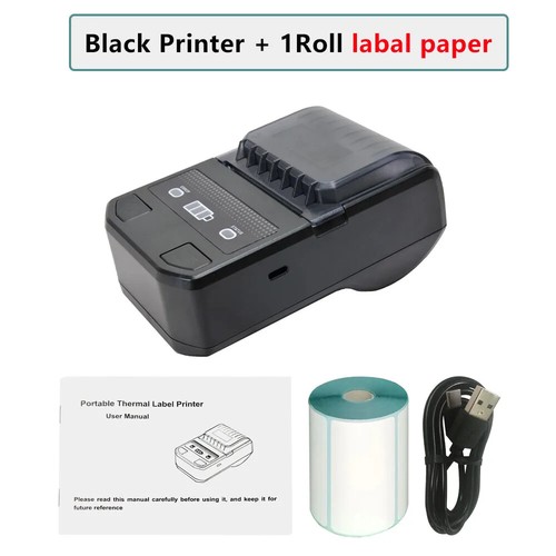 Portable 58mm Thermal Label Maker Wireless BT Mini Label Printer Barcode Printer - Picture 15 of 17