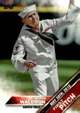 2016 Topps Update #FP-8 Burke Waldron First Pitch Seattle Mariners