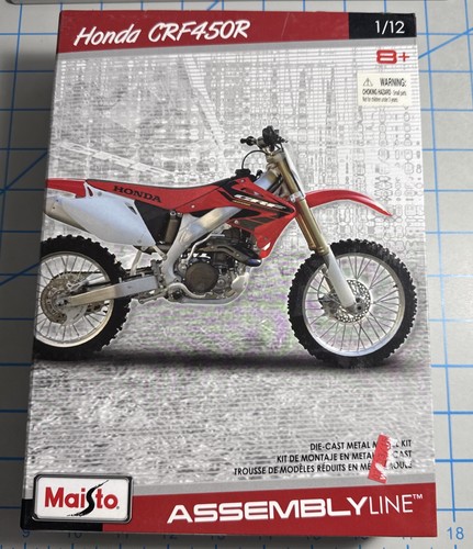 Set 2x Maisto Assembly Line Honda CRF450R & KTM 690 Duke Motorcycle Model Bike - Picture 2 of 9