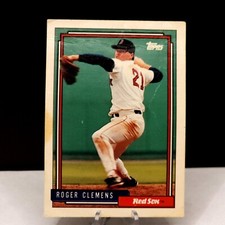 1992 Topps - Roger Clemens #150 Boston Red Sox MLB Baseball Card