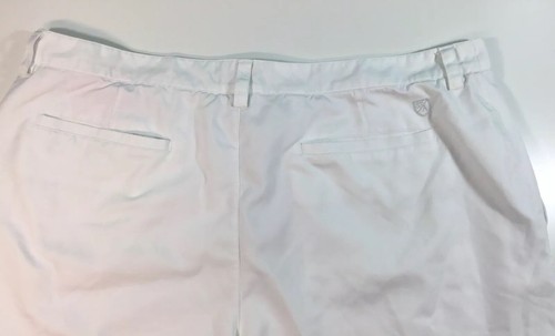 St. Andrews of Scotland Men's White Golf Shorts Size 42 Flat Front  - Picture 7 of 12
