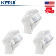3PCS/Set Portable Motion Sensor Alarm And Entrance Alert Chime 90dB Siren Sound