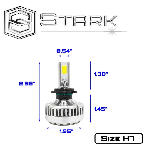 LED 90W 9000LM Headlight Kit Bulbs - H4 H7 H10 5202 9004 9005 9007 - Picture 12 of 12