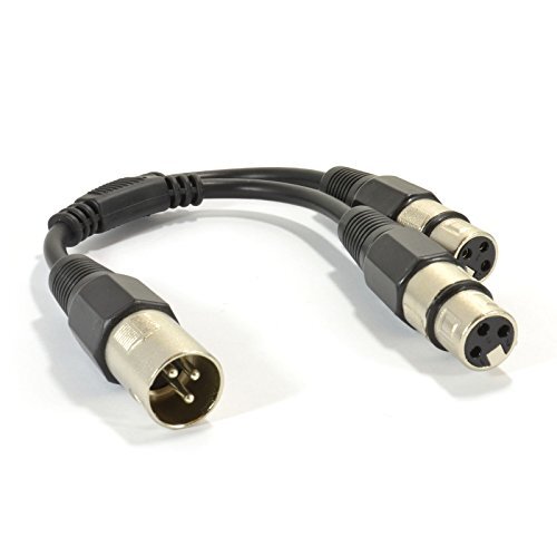 Enchufe adaptador XLR a 2 x enchufes XLR divisor/combinador cable plomo 25 cm - Imagen 7 de 12
