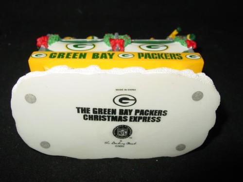 2005 Green Bay Packers Holiday Halftime Rail Train Set Danbury Mint Football NFL - Picture 2 of 9