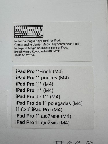 Apple Magic Keyboard for iPad Pro 11-inch (M4) Black MWR23LL/A A2975 - Afbeelding 6 van 7