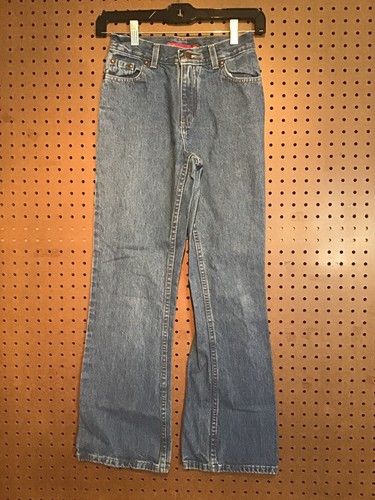 SO Girl’s Sz 14 Slim Blue Jeans 26.5” Inseam, Slight Flare EUC #21 - Picture 1 of 7