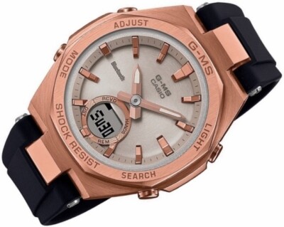 【新品】CASIO MSG-B100G-1AJF Casio Baby-G MSG-B100G-1AJF Bluetooth Solar Ladies Watch