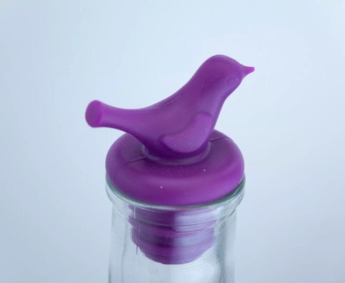 Bird bottle stopper, Purple, Quirky and fun For occasion with family & friends. - Picture 4 of 4