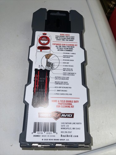 Real Avid Gun Boss Multi Kit Cleaning .22cal New - Picture 2 of 2