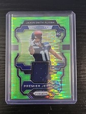 2023 Prizm Jaxon Smith-Njigba Premier Neon Green Pulsar Rookie Jersey RC #PJ-JS