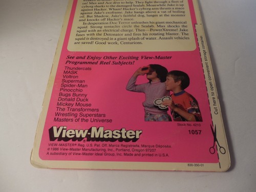 SCELLÉ (CENTURIONS POWER X TREME) - 3 BOBINES VIEW-MASTER - 1986 jamais utilisé - Photo 6/7