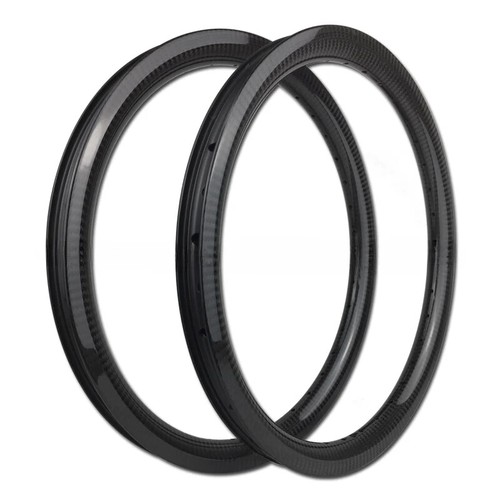 2 Pc 20Inch 406 BMX Bicycle Rims 27mmx30mm Disc Brake Tubless Carbon Wheels - Picture 7 of 10