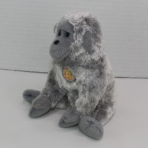 Virunga TY Grey Gorilla Stuffed Animal Beanie Baby of the Month 2003 No Tag - Picture 9 of 13
