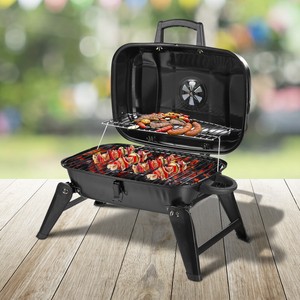 Portable Tabletop Charcoal Grill Bbq Camping Picnic Cooker Air Vent Image Is Loading Portable Tabletop Charcoal Grill Bbq Camping Picnic Cooker